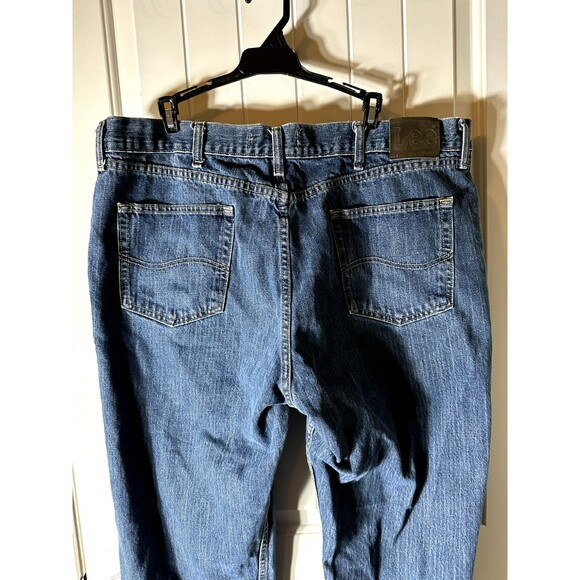 Lee Jeans Mens Relaxed Fit Straight Leg 42x30 Medium Wash - Picture 15 of 15